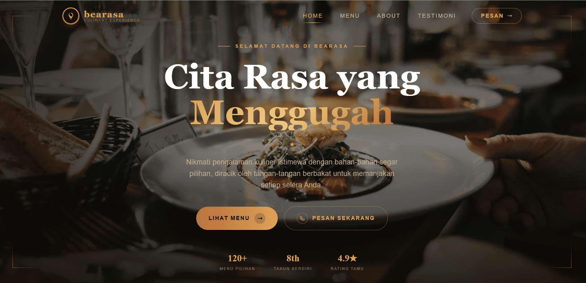 Website Restaurant